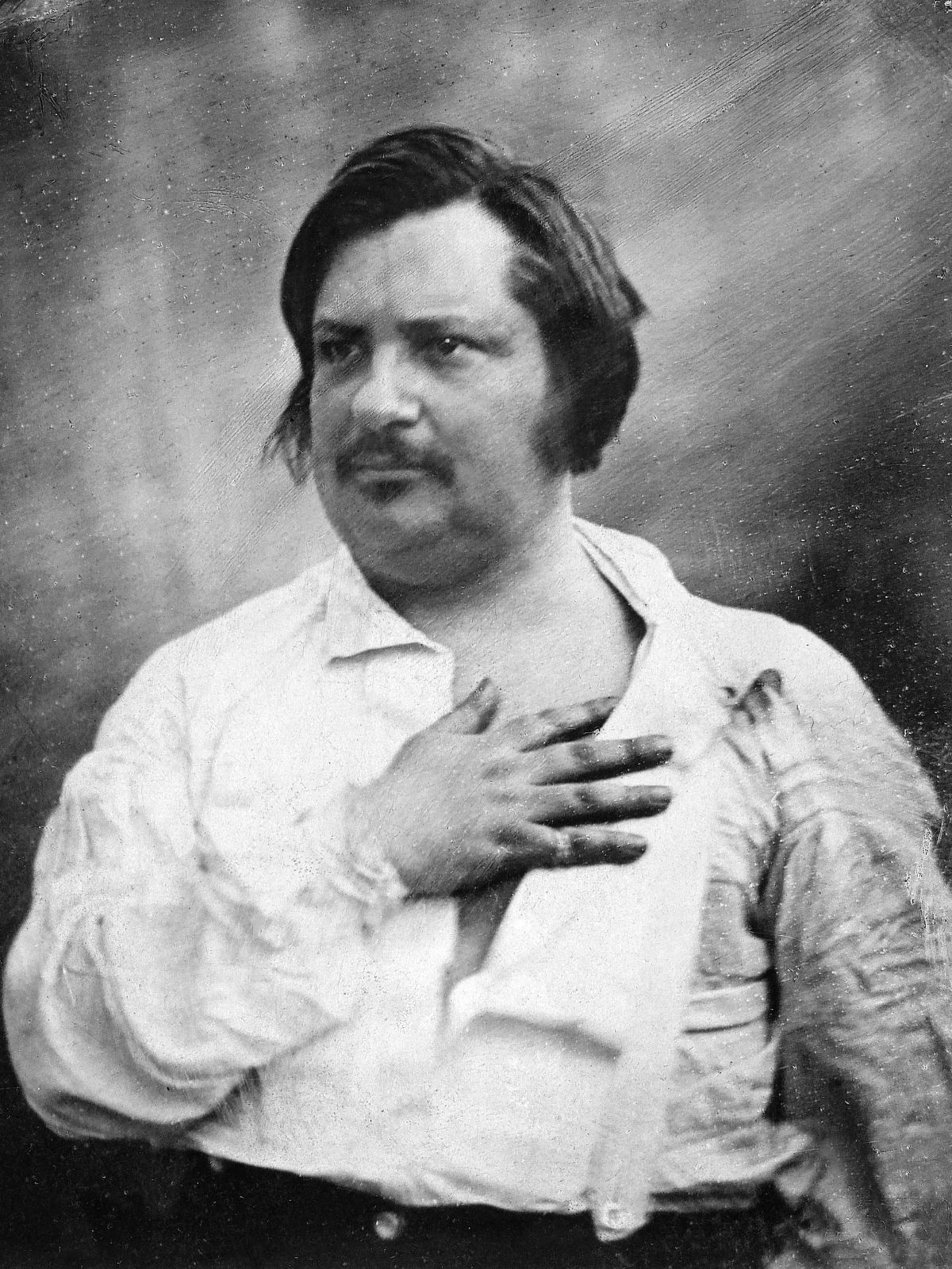 Portrait photographique d’Honoré de Balzac